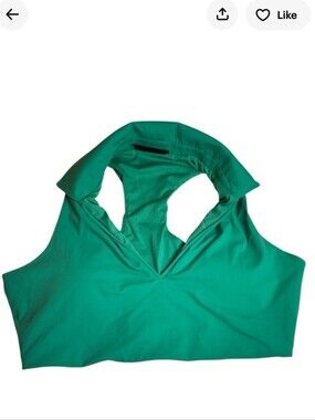 Crane Emerald Halter Sports Bra, X Large